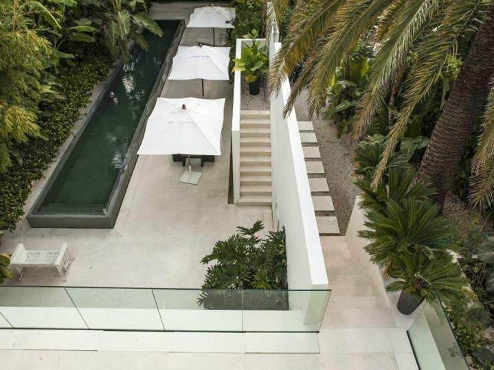 Aménagement autour d'une piscine Nice