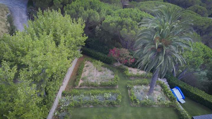 Jardin paysager luxuriant Nice